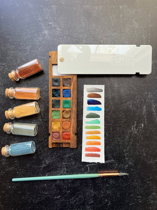 Landscape Essentials Wood Travel Palette