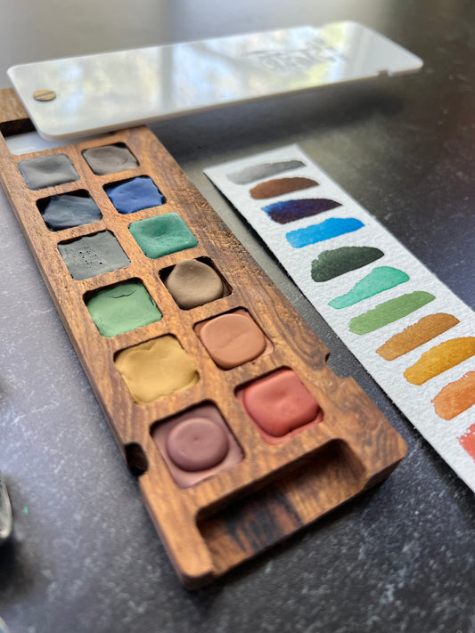 Landscape Essentials Wood Travel Palette