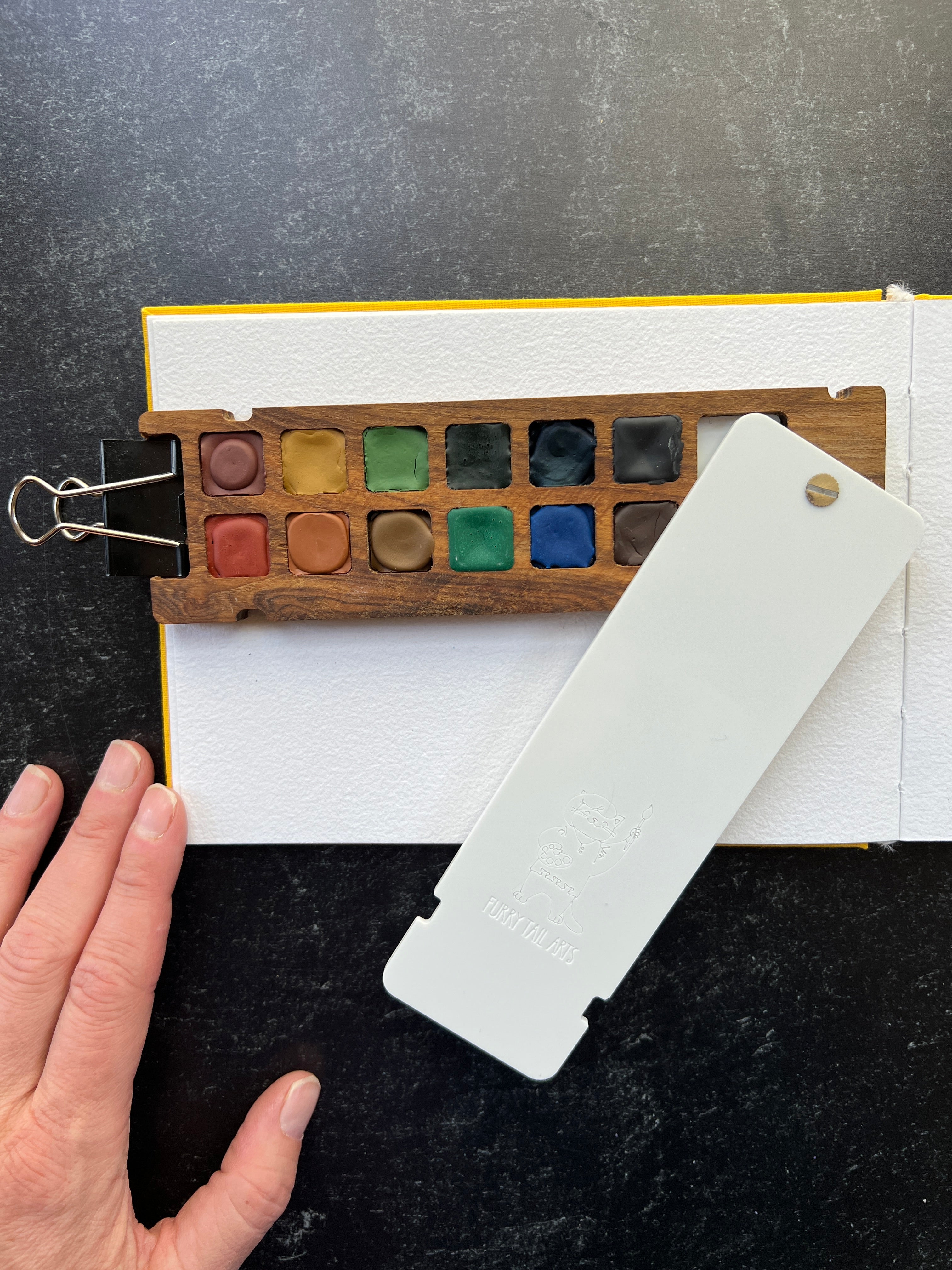 Landscape Essentials Wood Travel Palette
