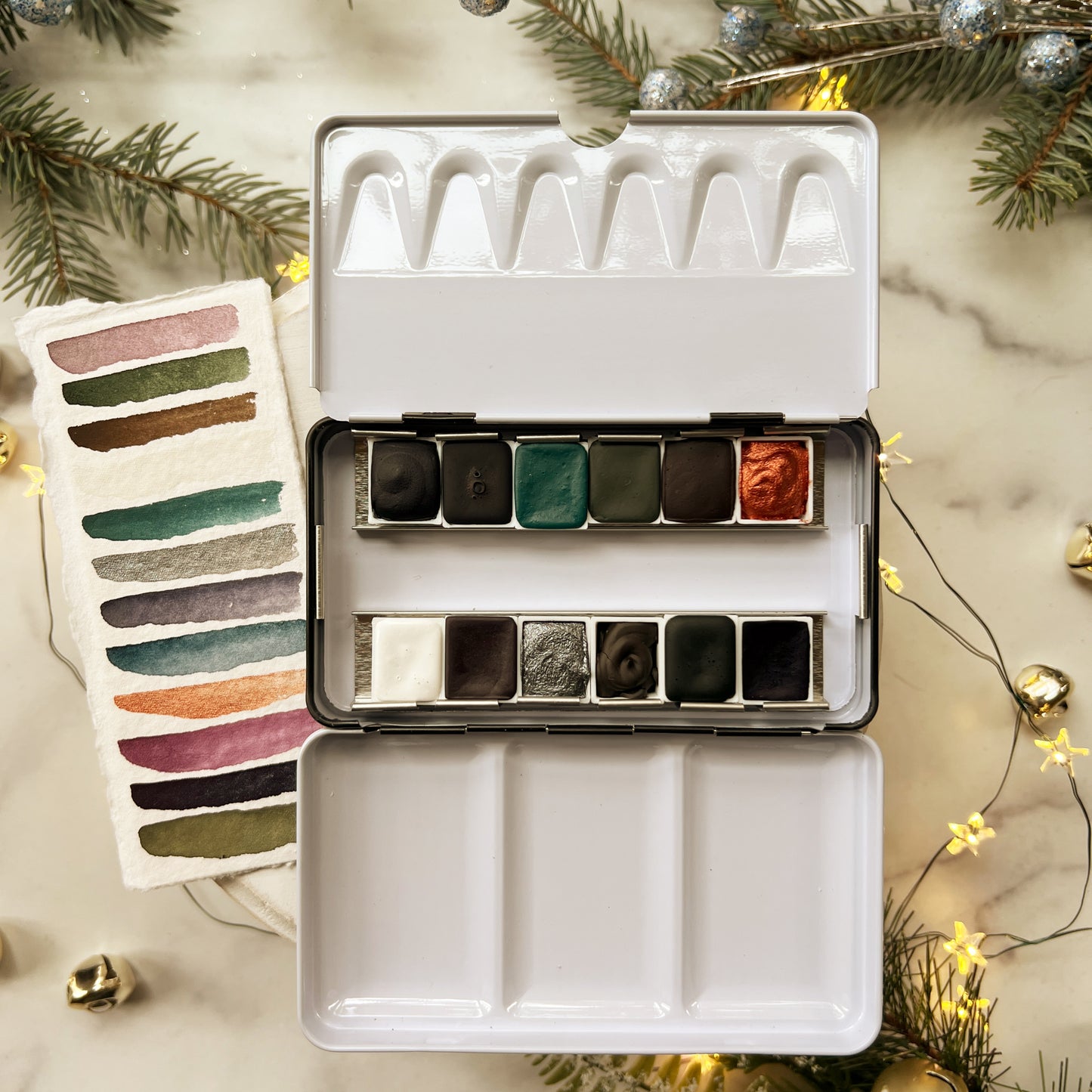 Solstice Dawn Palette, all 12 winter colors in one set