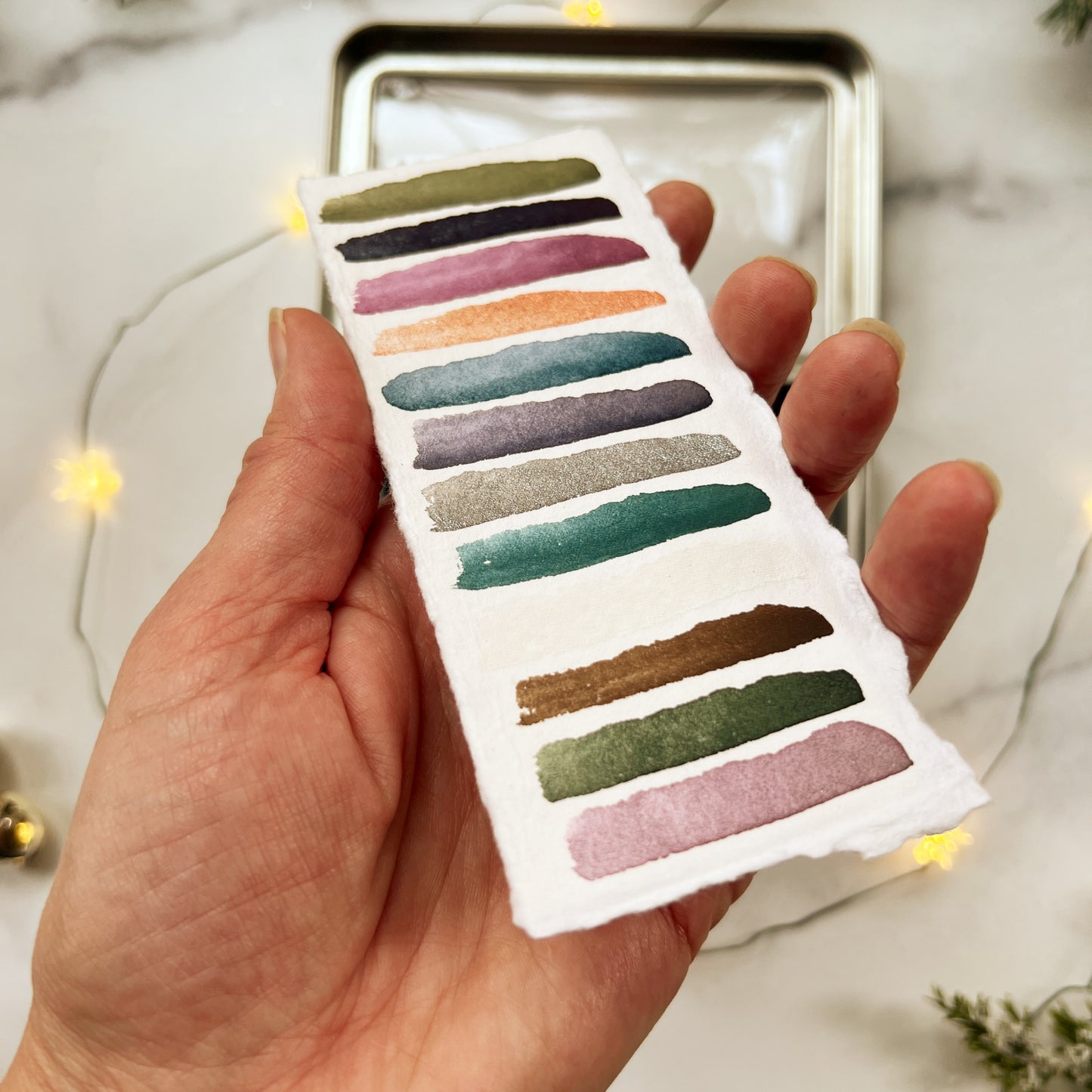 Solstice Dawn Palette, all 12 winter colors in one set