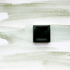 Bohemian Green Earth. Half pan, full pan or bottle cap of handmade watercolor paint