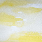Buttercup. Half pan or bottle cap of handmade watercolor paint