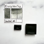 Evergreen Fog. Half pan or bottle cap of handmade watercolor paint