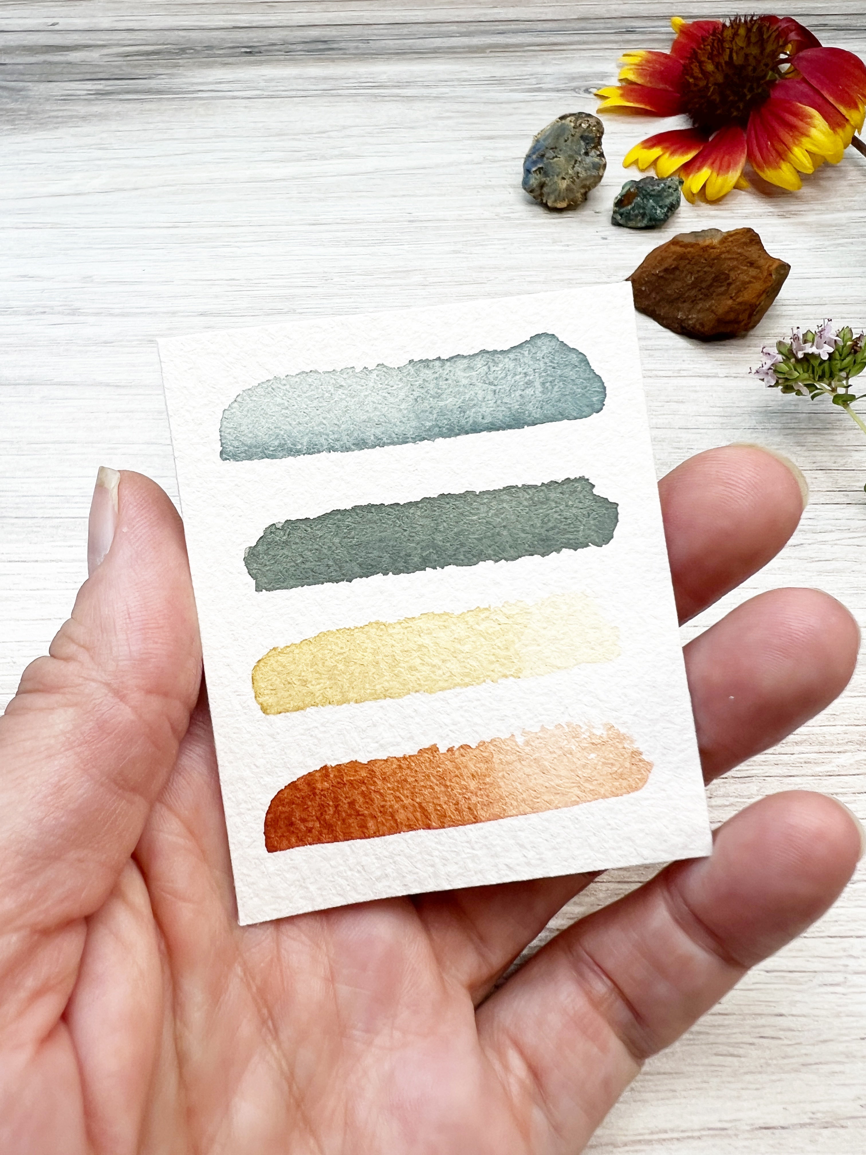 Australian Ochers Mini Wood Palette