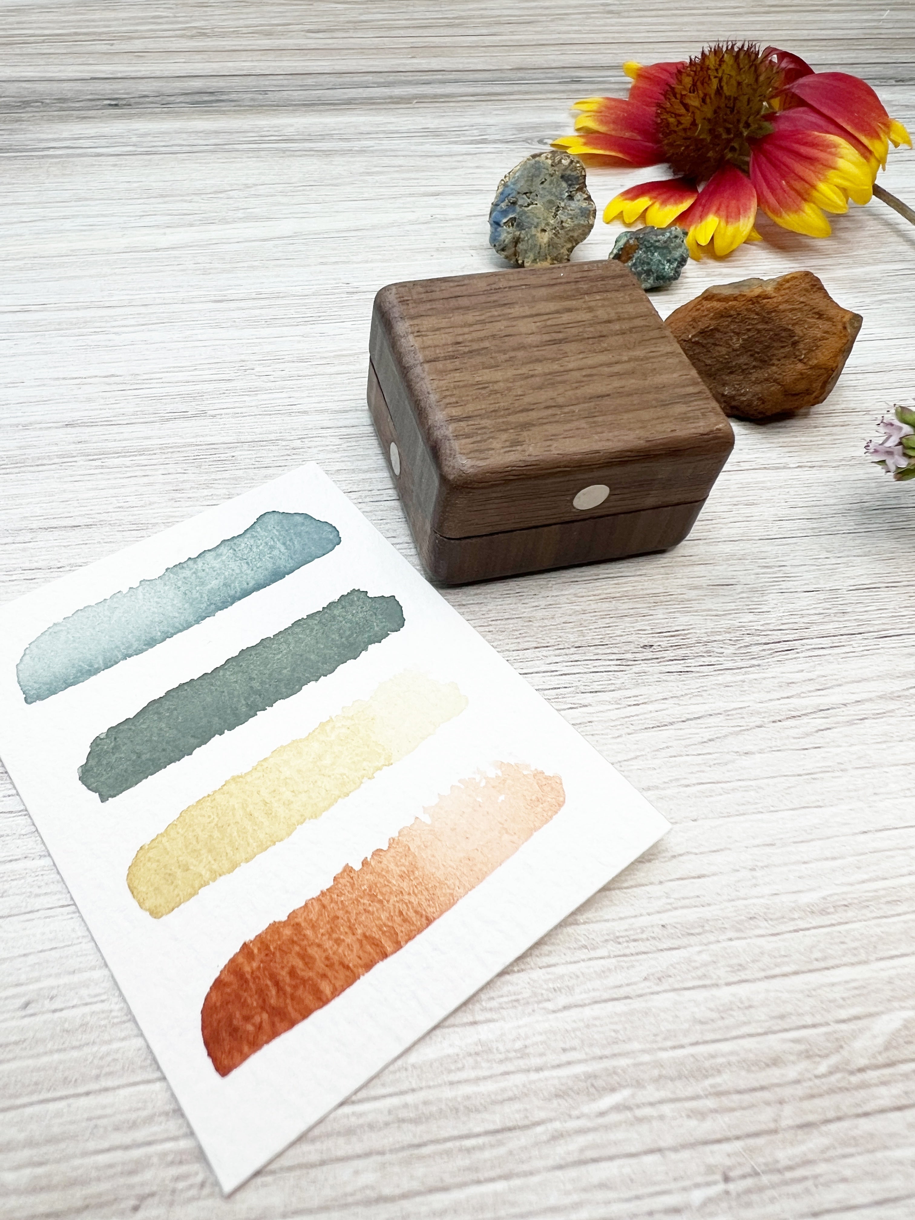 Australian Ochers Mini Wood Palette