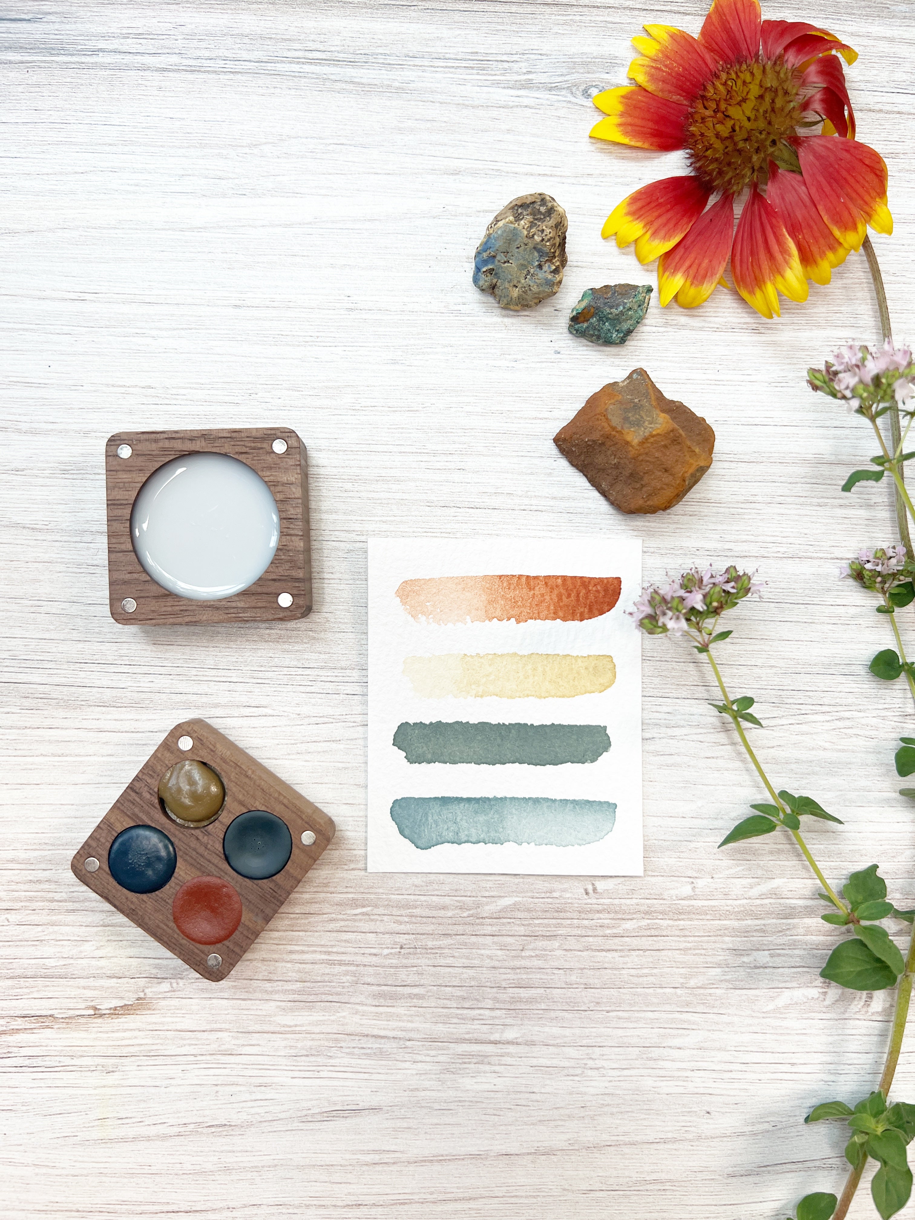 Australian Ochers Mini Wood Palette