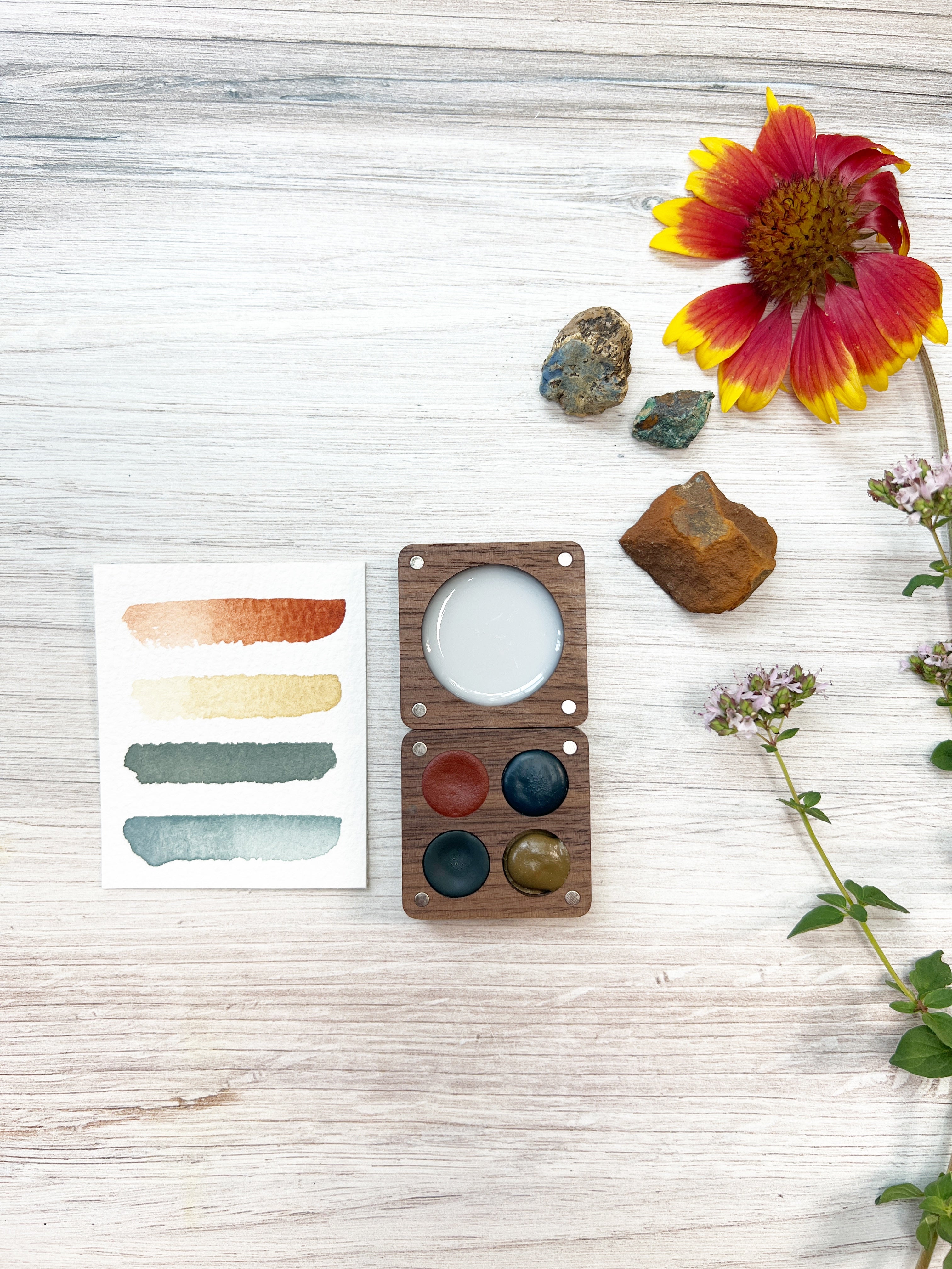 Australian Ochers Mini Wood Palette