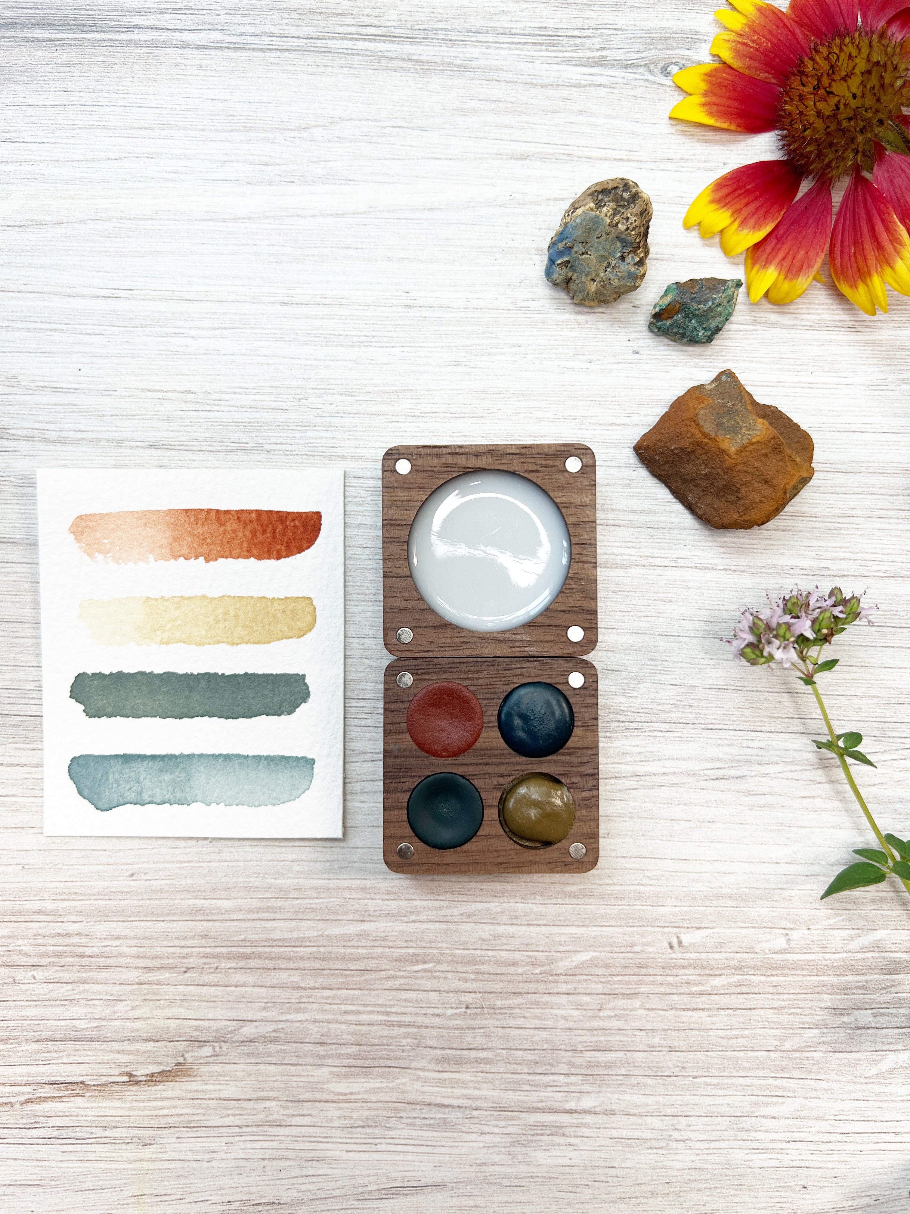 Australian Ochers Mini Wood Palette