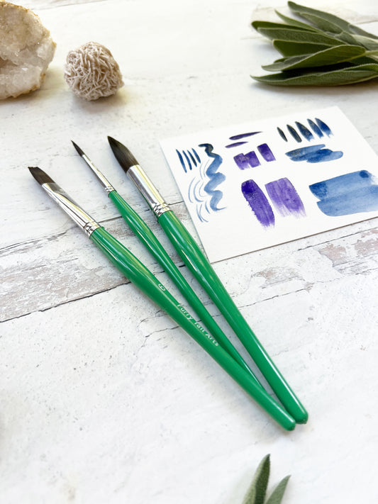 Synthetic Watercolor Brush Set