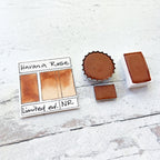 Havana Rose. Half pan, full pan or bottle cap of handmade watercolor paint