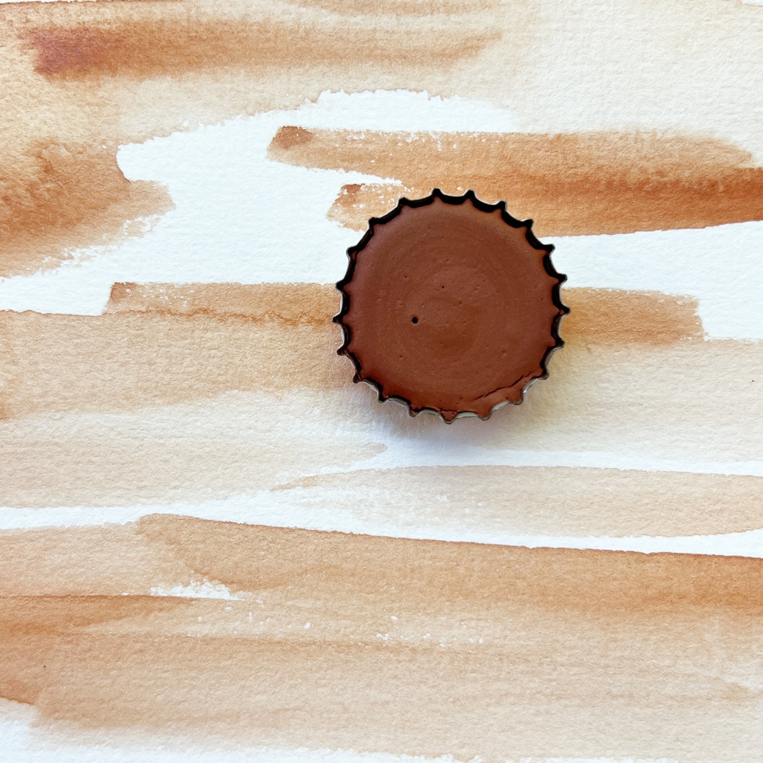 Havana Rose. Half pan, full pan or bottle cap of handmade watercolor paint