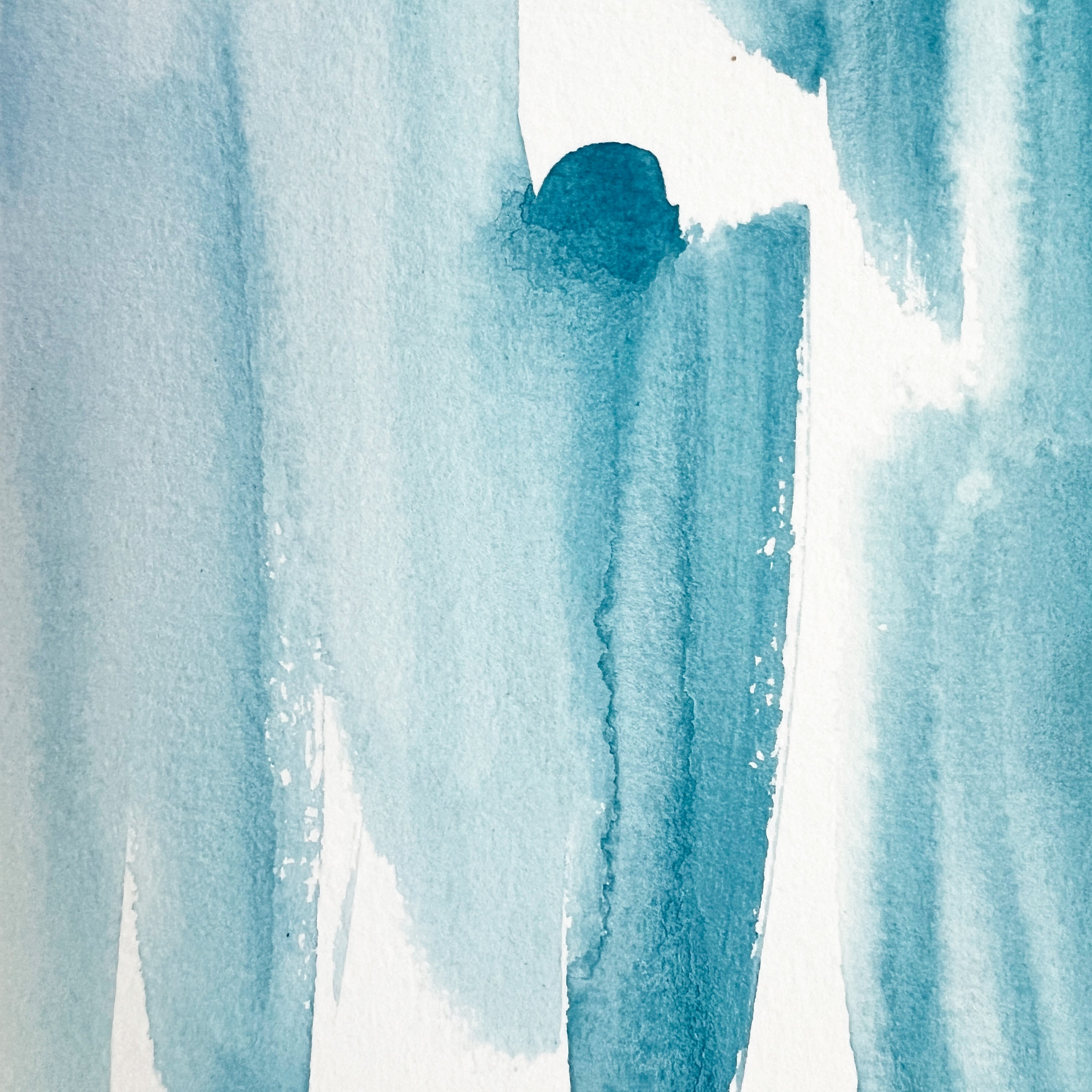 Western Sky. Half pan, full pan or bottle cap of handmade watercolor paint