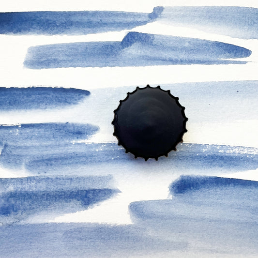 Dark Sky. Half pan, full pan or bottle cap of handmade watercolor paint