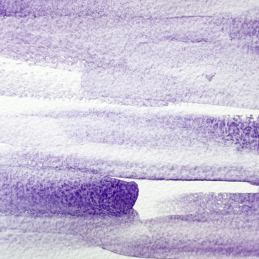 Violet Night. Half pan, full pan or bottle cap of handmade watercolor paint