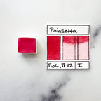 RM Poinsettia. Half pan, full pan or bottle cap of handmade watercolor paint