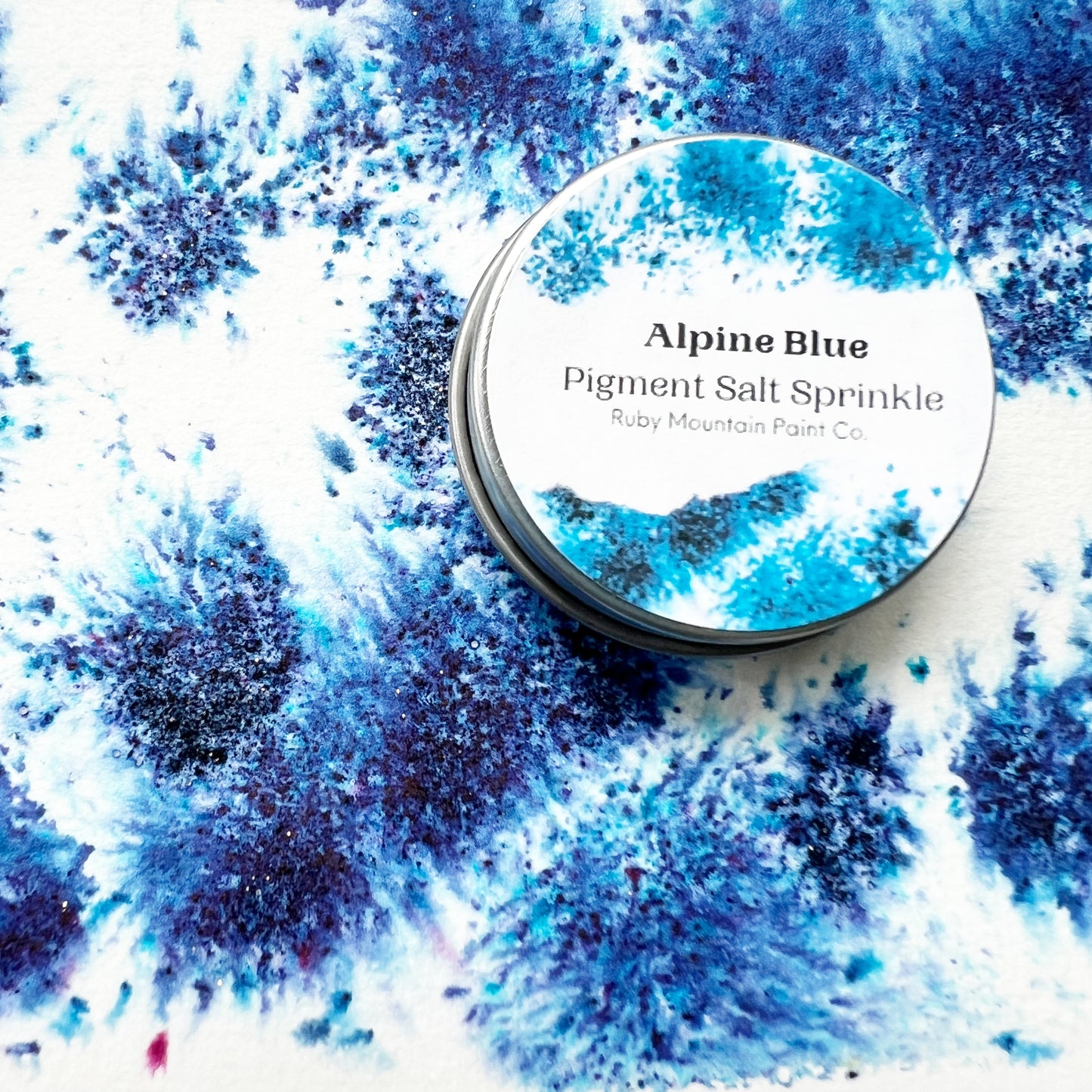 Alpine Blue Pigment Salt Sprinkle