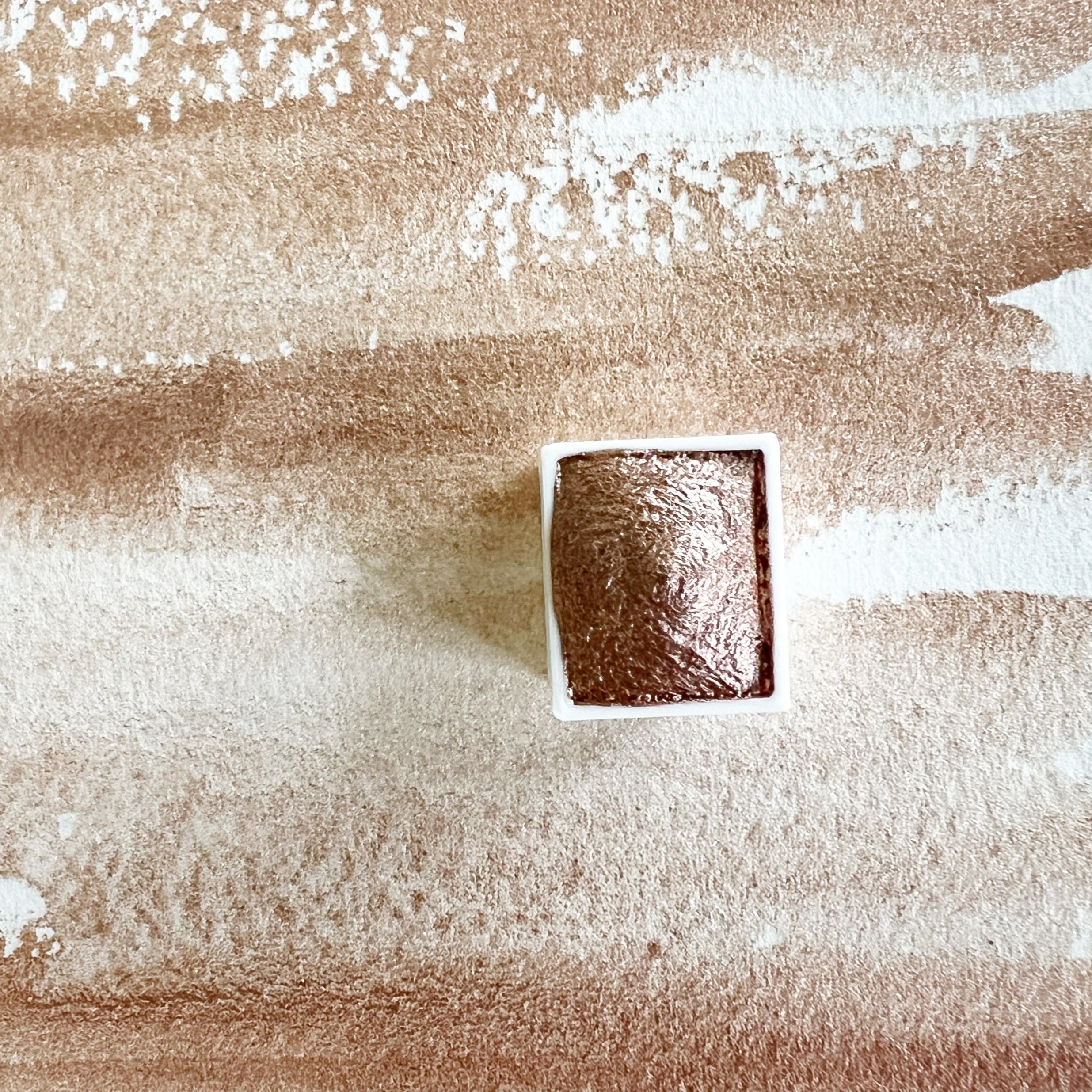 Prosecco. Half pan, full pan or bottle cap of handmade watercolor paint