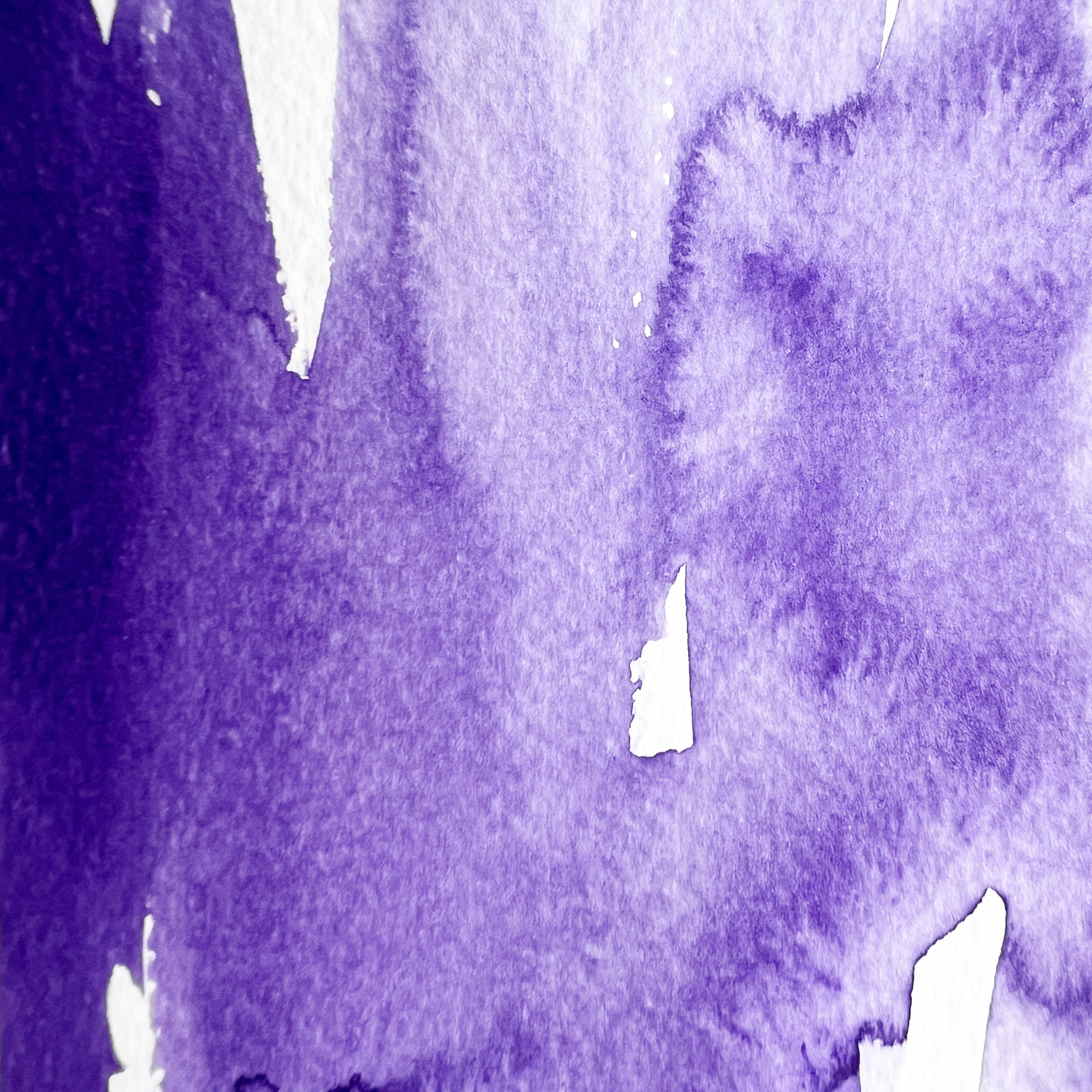 Blackberry. Half pan, full pan or bottle cap of handmade watercolor paint