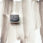 Coastal Gray. Individual pan of handmade watercolor paint