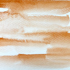 Persimmon. Individual pan of handmade watercolor paint
