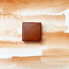Persimmon. Individual pan of handmade watercolor paint