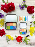 Mountain Meadow Palette, in 3 different palette types