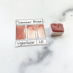Summer Blush. Individual pan of handmade watercolor paint