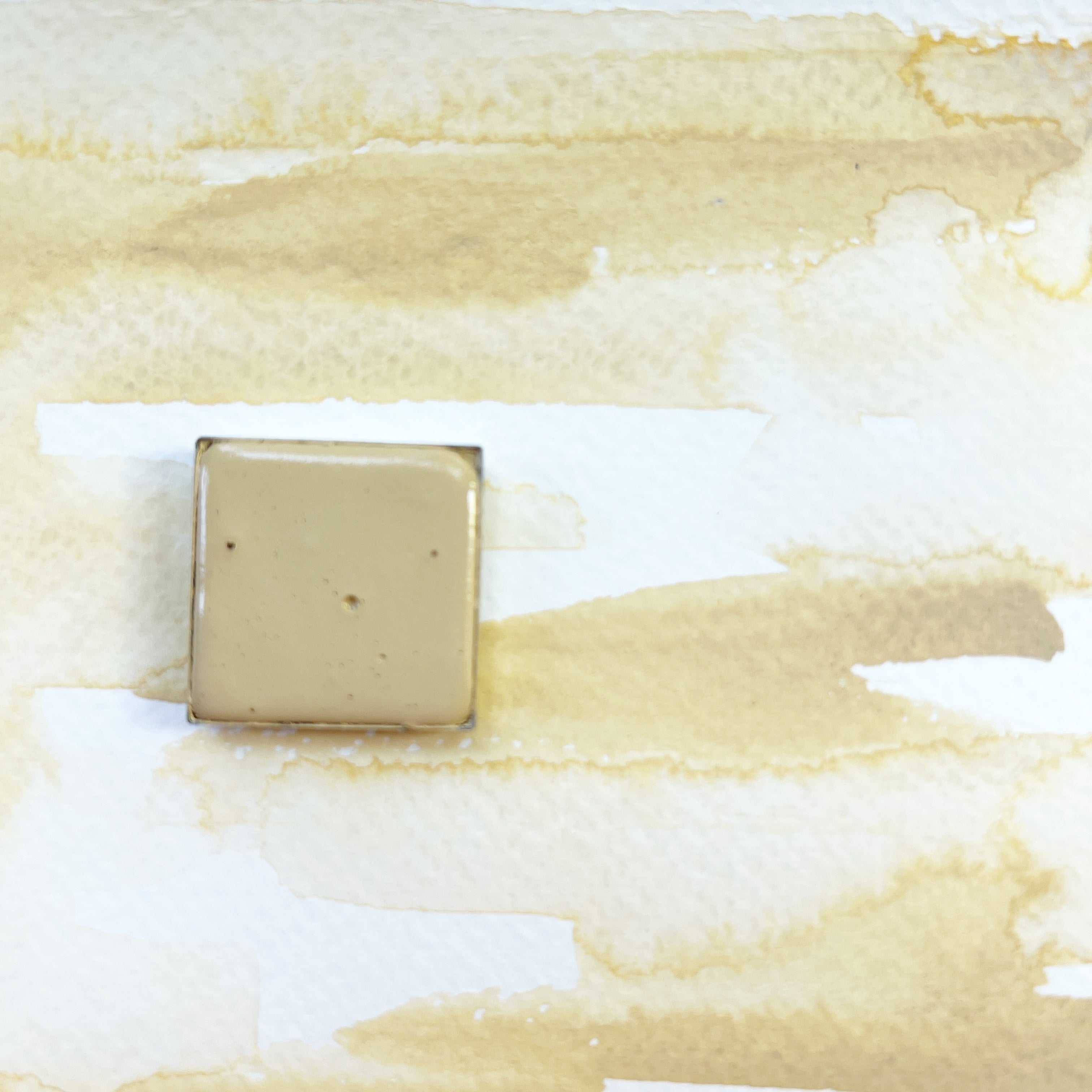 Sunny Day. Individual pan of handmade watercolor paint