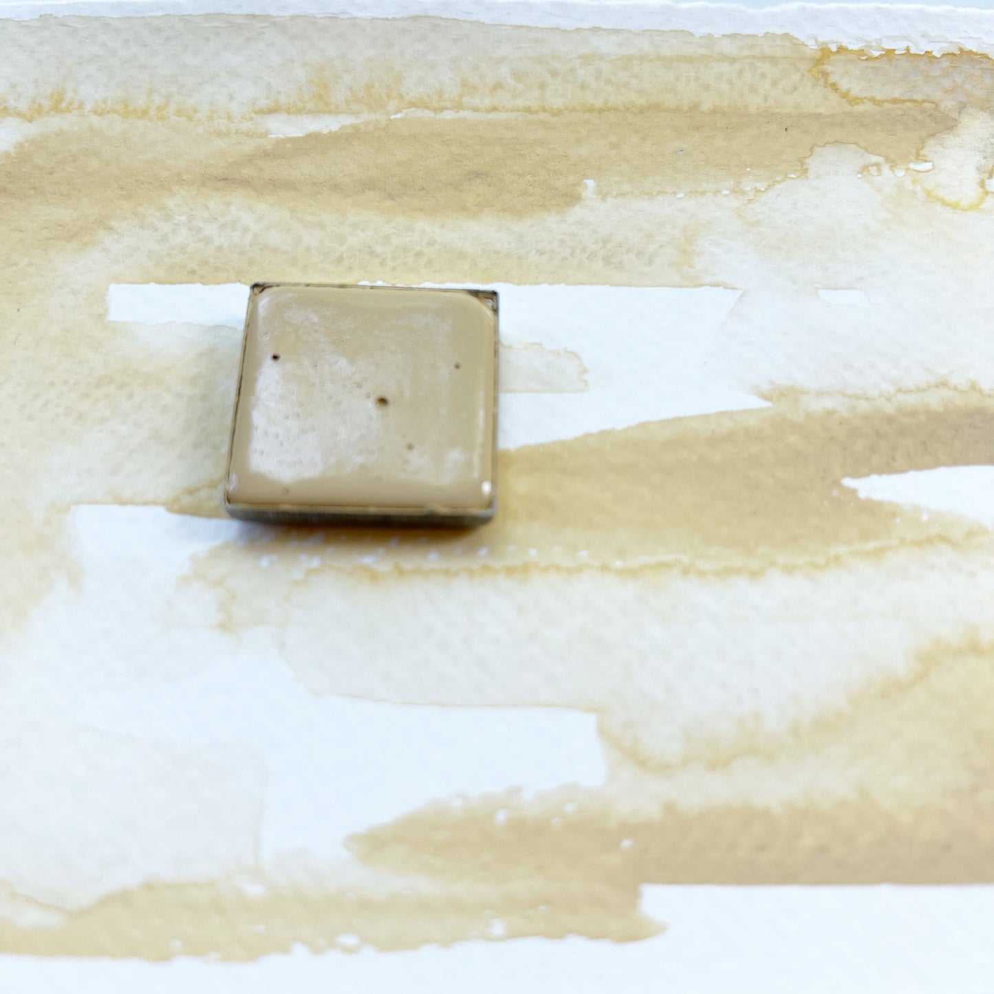 Sunny Day. Individual pan of handmade watercolor paint