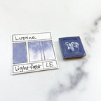 Lupine. Individual pan of handmade watercolor paint