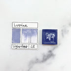 Lupine. Individual pan of handmade watercolor paint