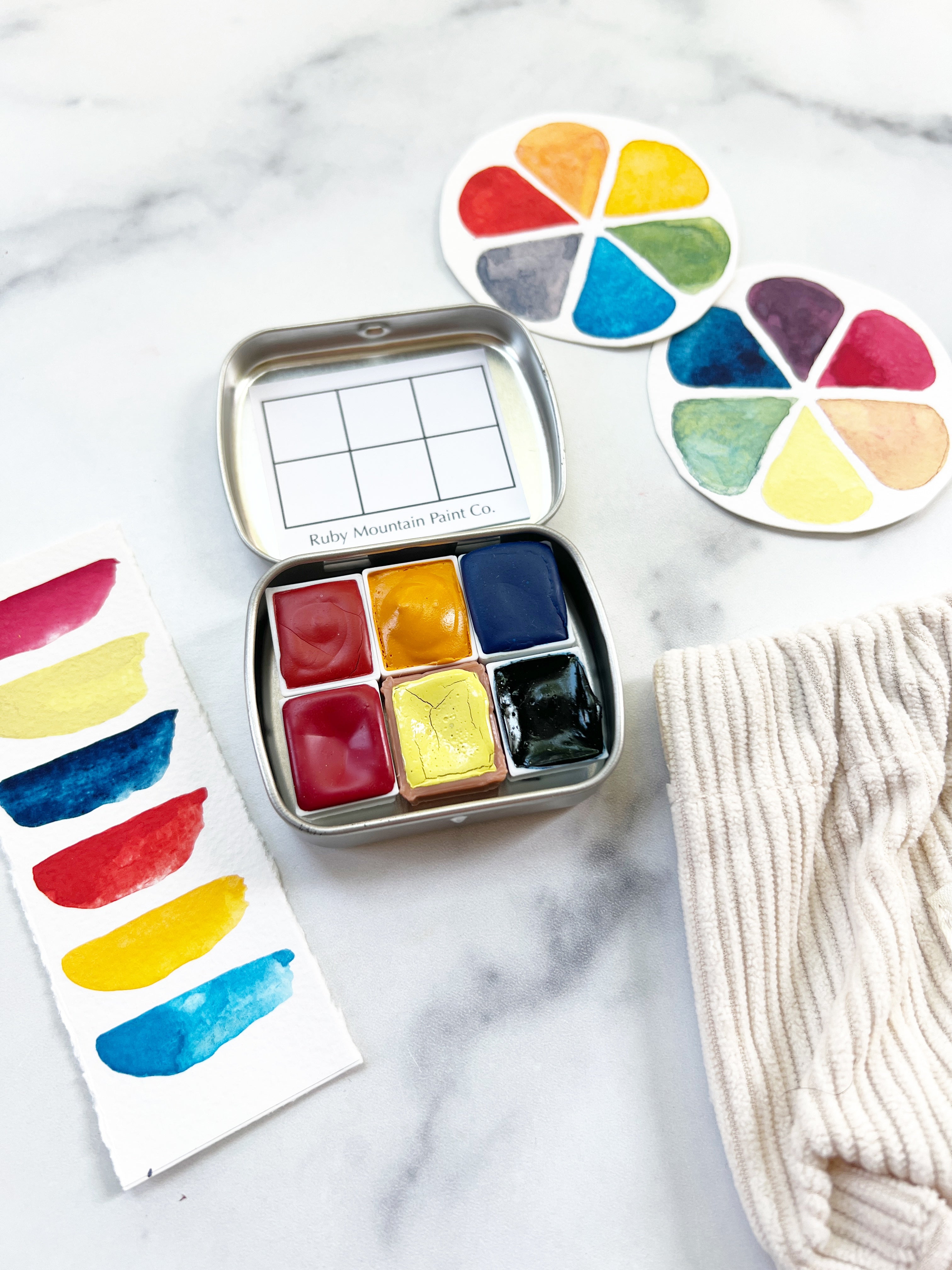 Primary Six Watercolor Set