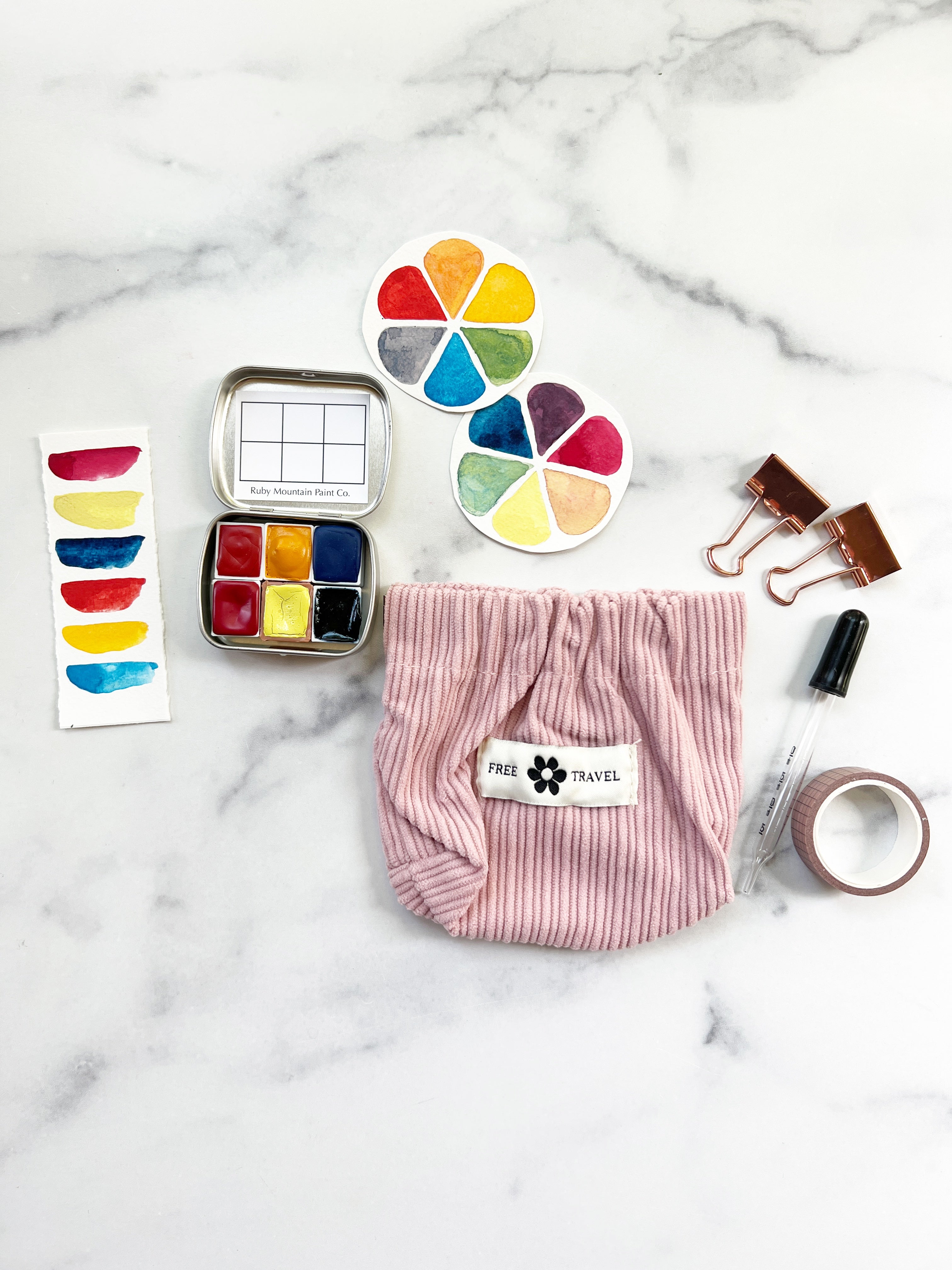 Primary Six Watercolor Set