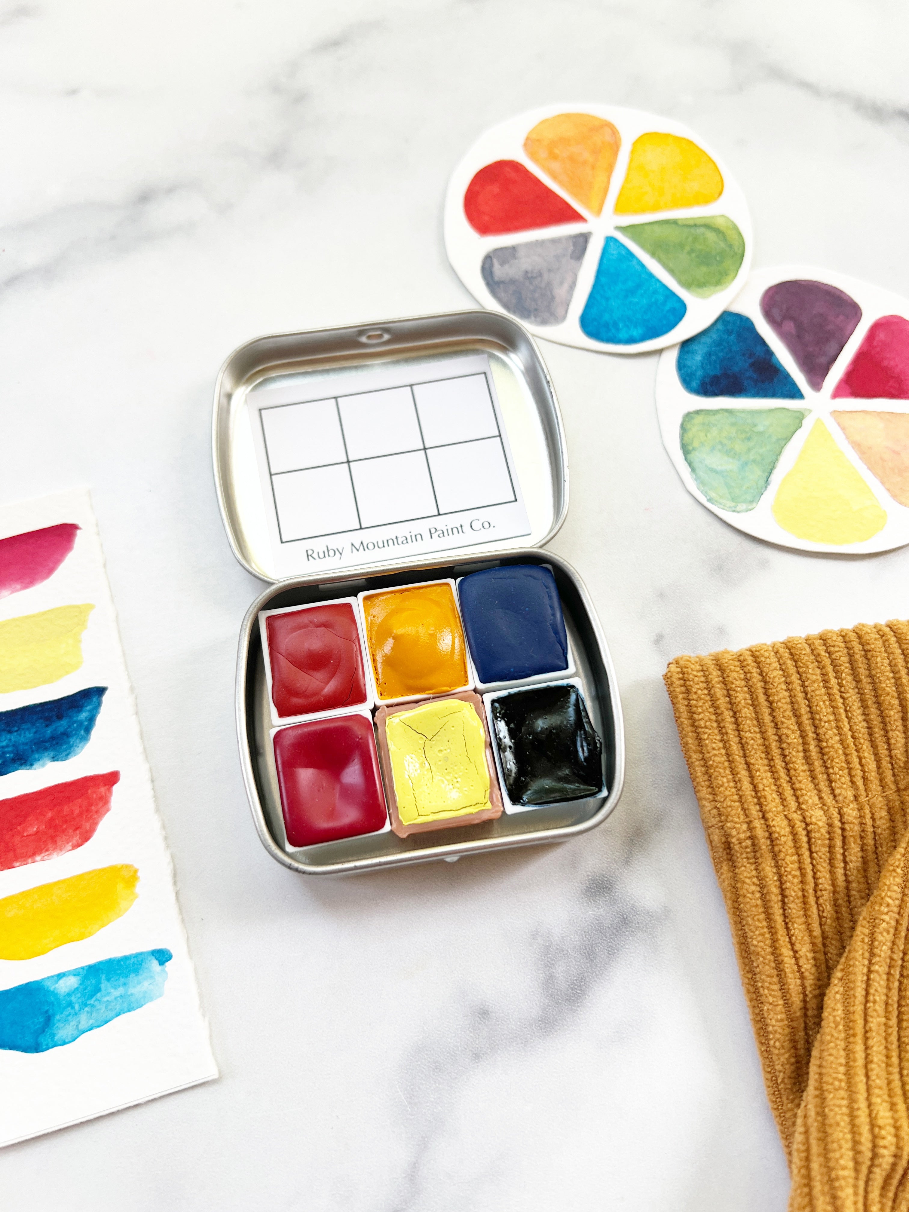 Primary Six Watercolor Set