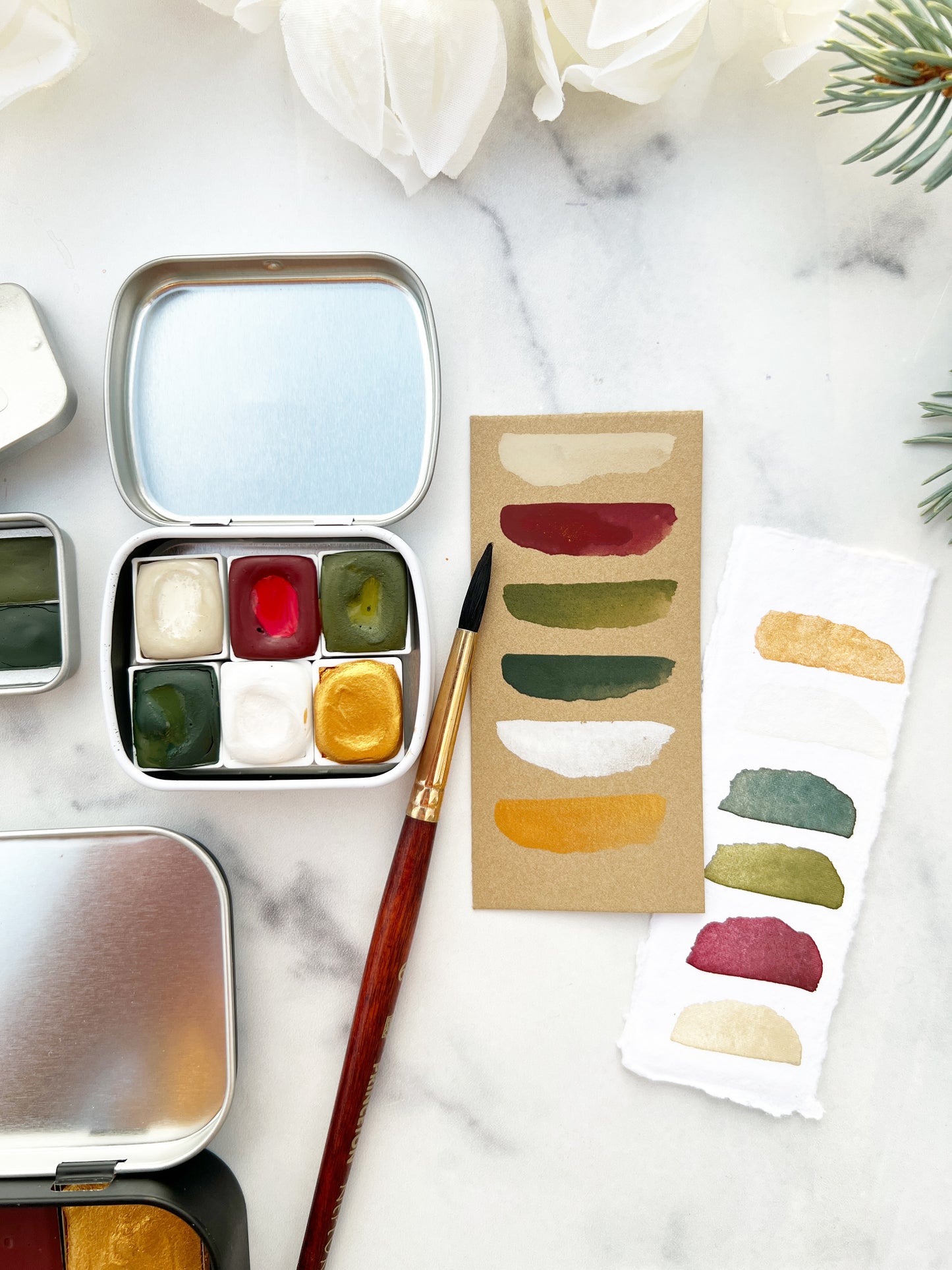 Home for the Holidays, a holiday palette in three sizes