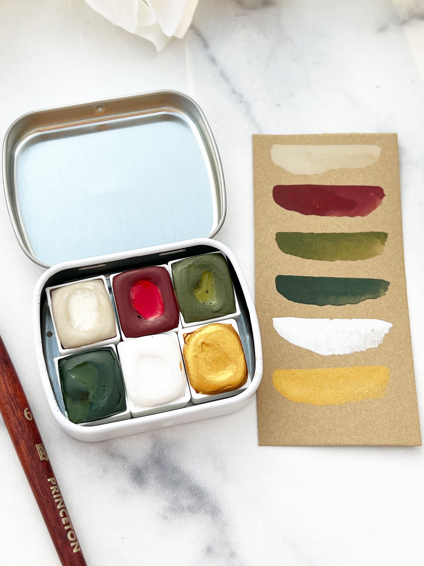Home for the Holidays, a holiday palette in three sizes