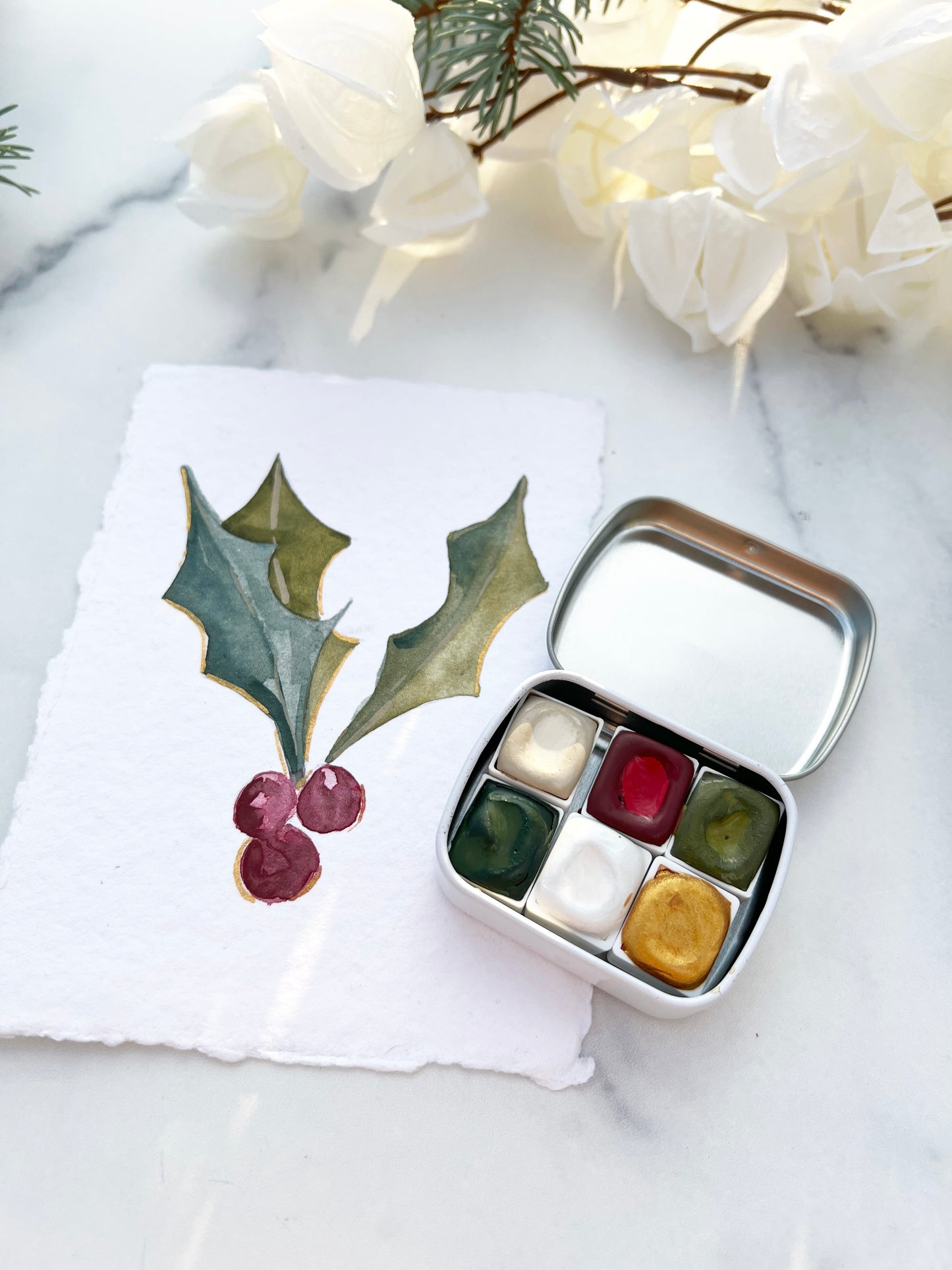 Home for the Holidays, a holiday palette in three sizes