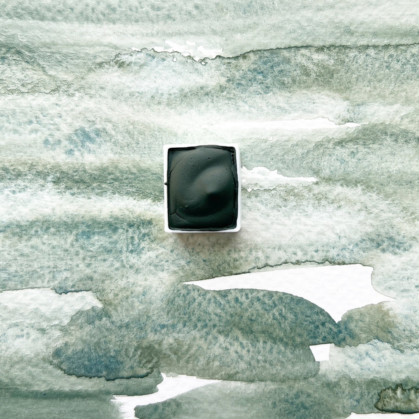 Cedar. Half pan, full pan or bottle cap of handmade watercolor paint