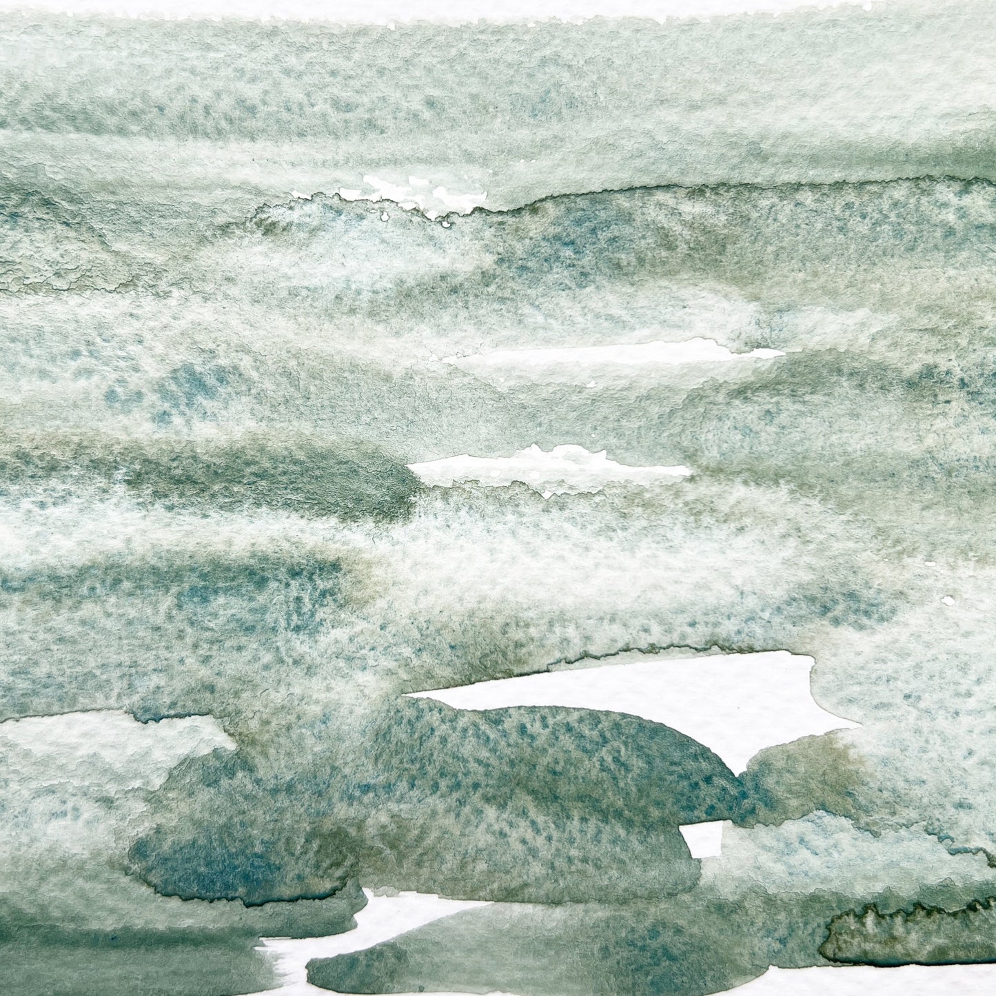 Cedar. Half pan, full pan or bottle cap of handmade watercolor paint