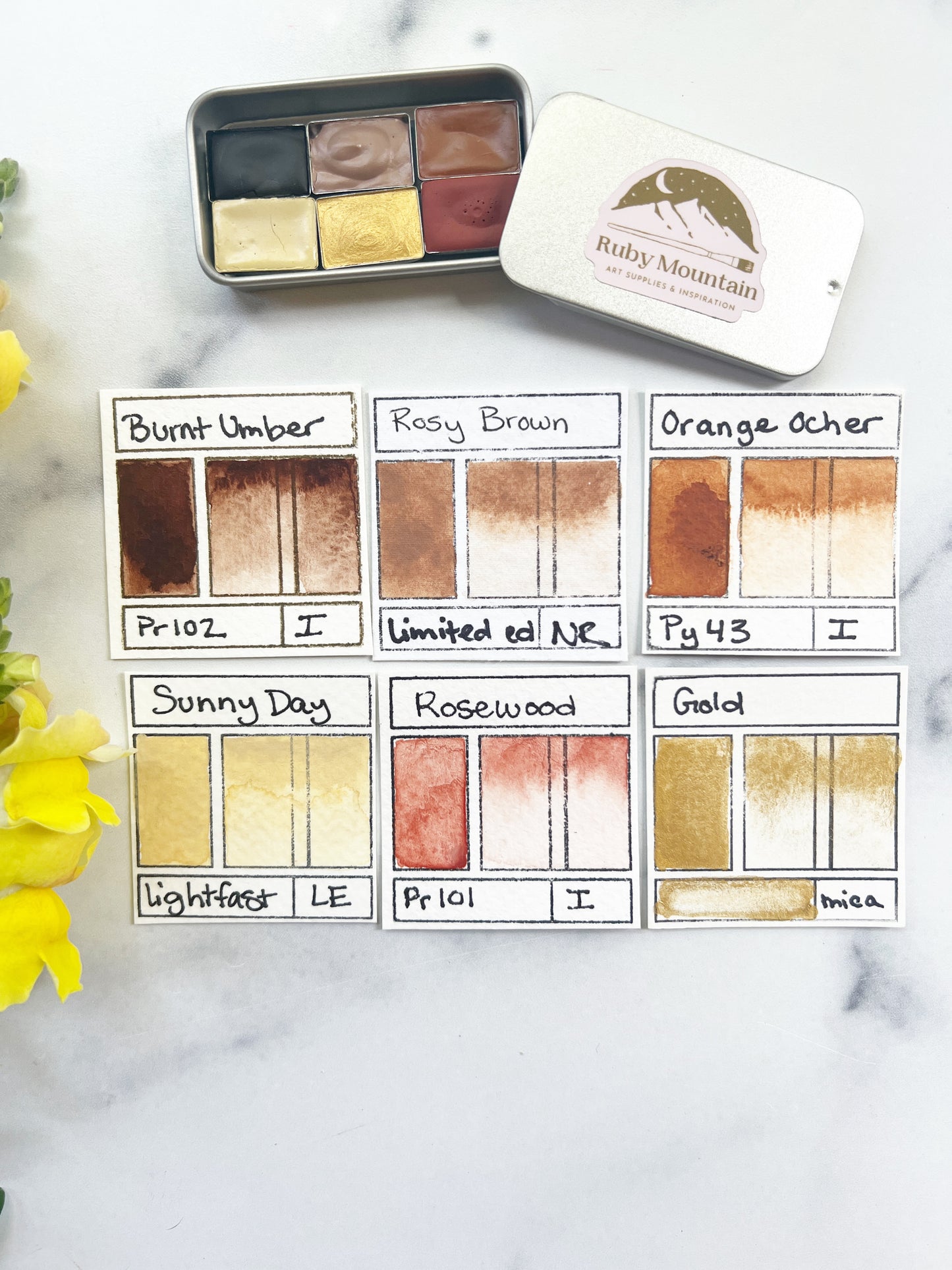 Mountain Top and Canyon Wall Mini Palettes