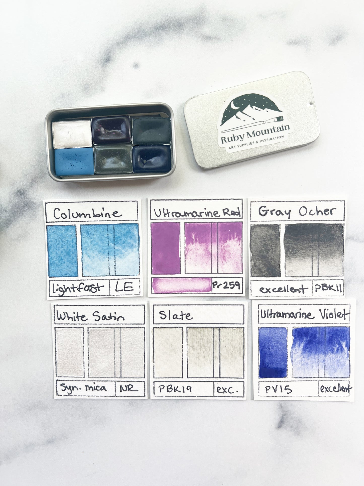 Mountain Top and Canyon Wall Mini Palettes