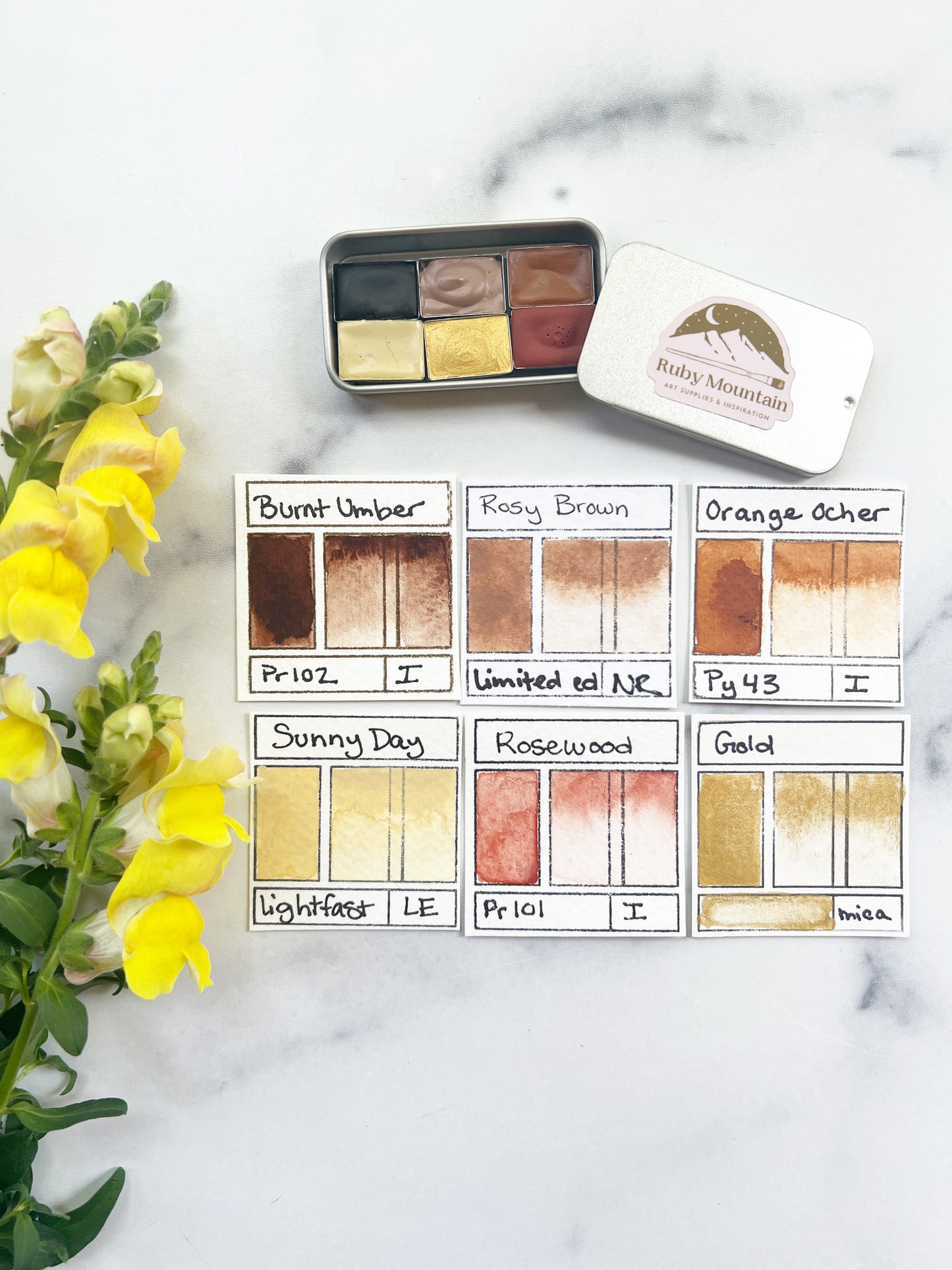 Mountain Top and Canyon Wall Mini Palettes