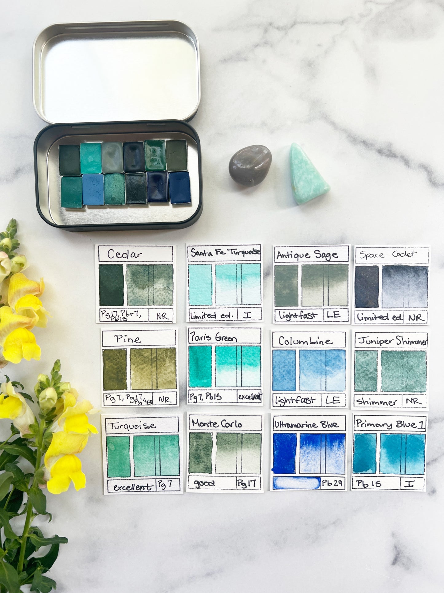 Seagrass and Salt Waves Palette