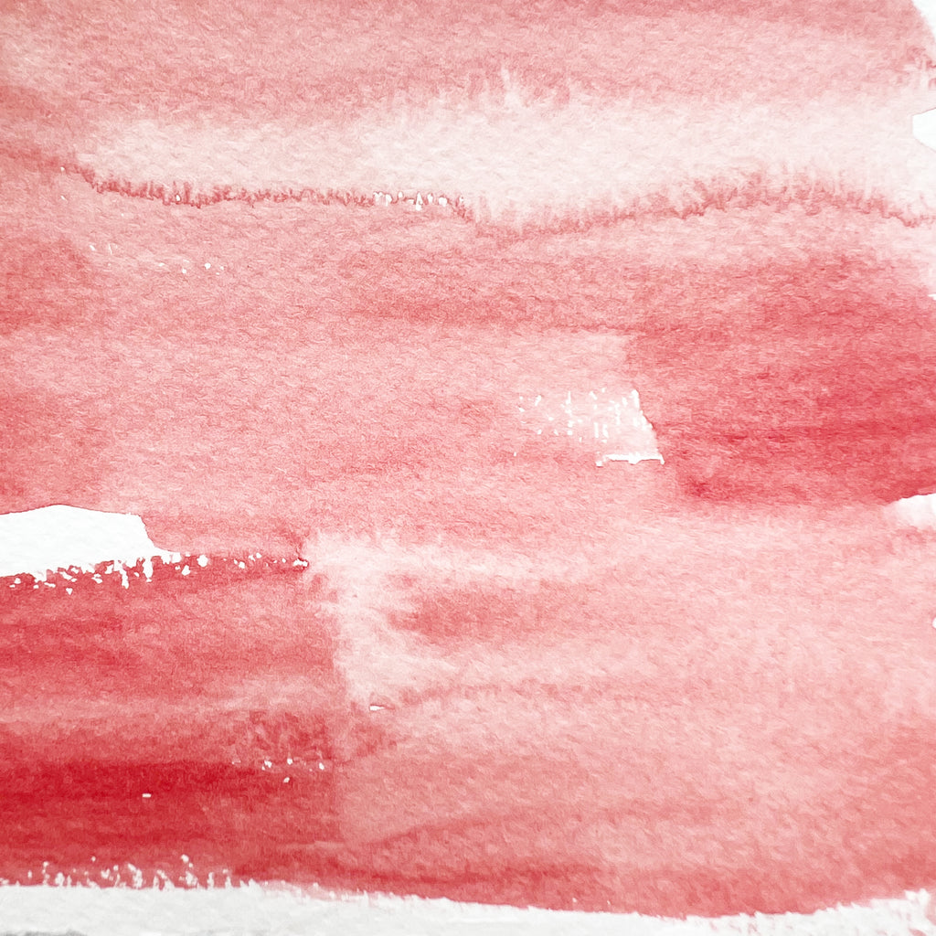 San Francisco Red. Half pan, full pan or bottle cap of handmade watercolor paint