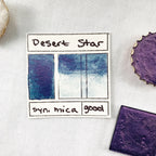 Desert Star. Half pan, full pan or bottle cap of handmade watercolor paint