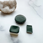 Emerald Pool. Half pan, full pan or bottle cap of handmade watercolor paint