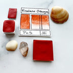 Ercolano Orange, individual pan in multiple sizes.