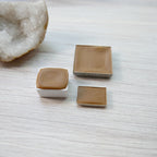 Extra Light Ocher. Half pan, full pan or bottle cap of handmade watercolor paint
