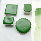 Pistachio. Half pan, full pan or bottle cap of handmade watercolor paint